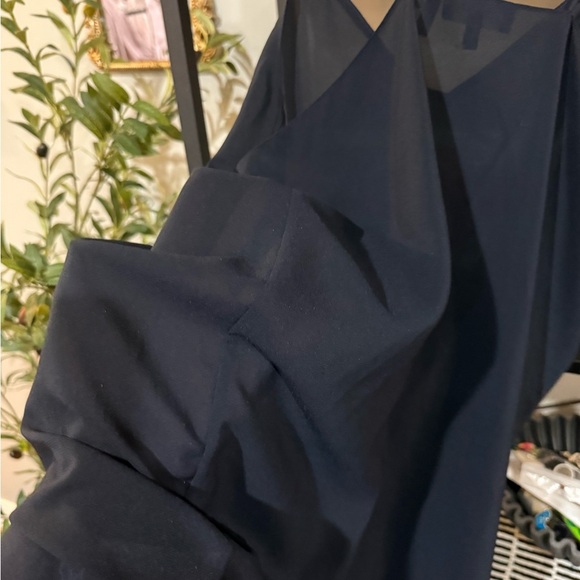 Theory Navy Mini see threw slip dress - Picture 8 of 8